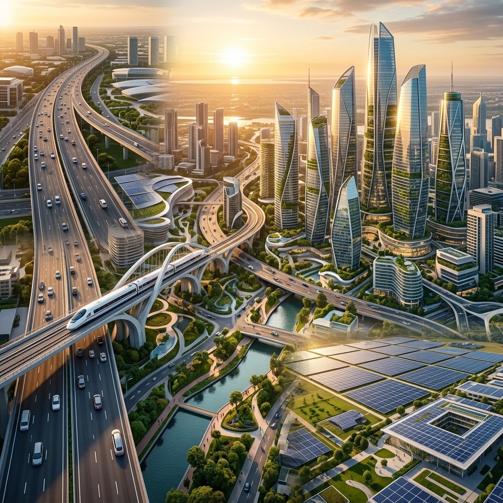 Vision — L'Afrique de demain : mégalopole high-tech, villes intelligentes